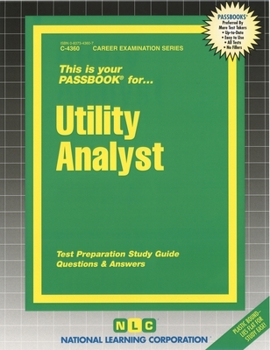 Spiral-bound Utility Analyst: Passbooks Study Guide Book