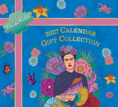 Frida Kahlo Official 2027 Gift Collection Desk Pad & Wire-O Calendar & Pocket Planner Sticker Sheet Foil Stamped Cover