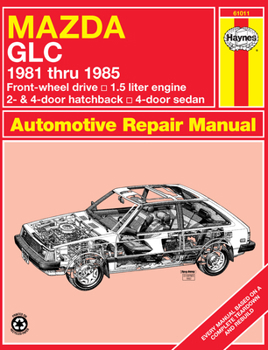 Paperback Mazda GLC Fwd Hatchback & Sedan 1981-85 Book