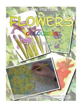 Paperback Flowers Colouring Book