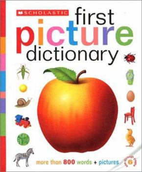 Hardcover Scholastic First Picture Dictionary Book