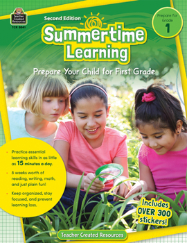 Paperback Summertime Learning, Second Edition (Prep. for Gr. 1) Book