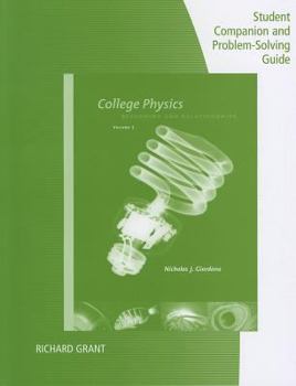 Paperback College Physics: Reasoning and Relationships, Volume 2: Student Companion and Problem-Solving Guide Book