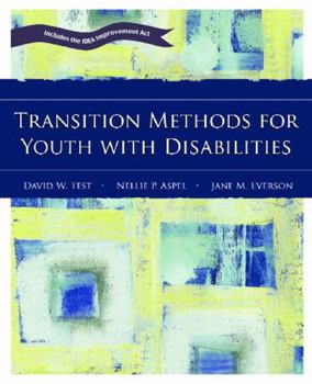 Paperback Transition Methods for Youth with Disabilities Book