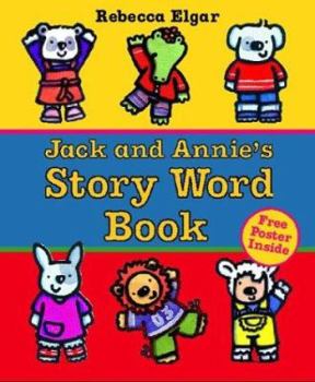 Hardcover Jack and Annie's Story Word Book [With Poster] Book