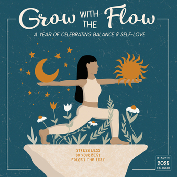 Office Product 2025 Grow with the Flow Wall Calendar Book