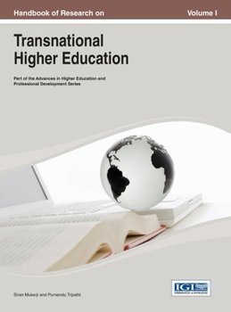 Hardcover Handbook of Research on Transnational Higher Education Vol 1 Book