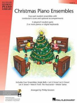 Paperback Christmas Piano Ensembles - Level 5 Book Only: Hal Leonard Student Piano Library Book