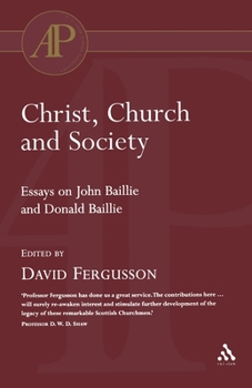 Paperback Christ, Church and Society Book