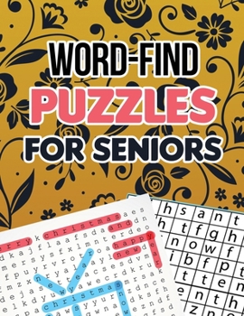 Word-Find Puzzles for Seniors: Word Search Brain Workouts Book, Word Searches to Challenge Your Brain, Brian Game Book for Seniors in This Christmas Gift Idea.