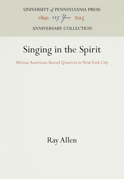 Hardcover Singing in the Spirit Book