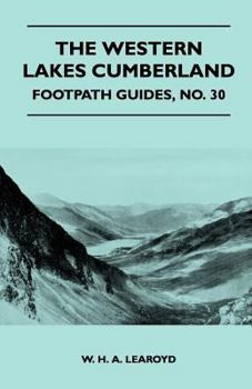 Paperback The Western Lakes Cumberland - Footpath Guide Book