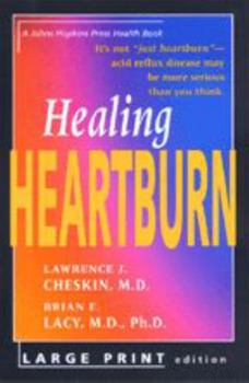 Paperback Healing Heartburn [Large Print] Book