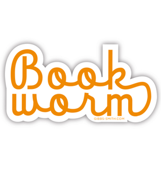 Paperback Bk Worm (Gold) (Sticker) Book