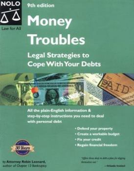 Paperback Money Troubles: Legal Strategies to Cope with Your Debts Book