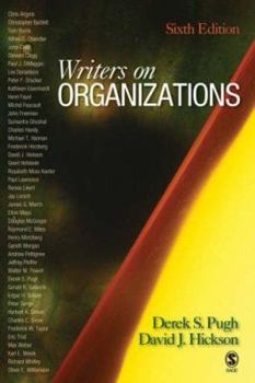 Hardcover Writers on Organizations Book