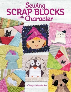 Paperback Sewing Scrap Blocks with Character Book