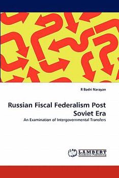 Paperback Russian Fiscal Federalism Post Soviet Era Book