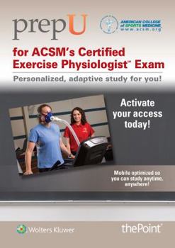 Misc. Supplies PrepU for ACSM's Certified Exercise Physiologist Exam Access Code Book