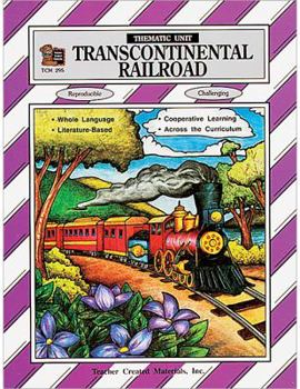 Paperback Transcontinental Railroad Thematic Unit Book