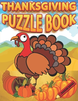 Paperback Puzzler Squad Thanksgiving Puzzle Book: Word Search Puzzle Books for Adults, Large Print for Seniors, Fall Activities for Teens [Large Print] Book