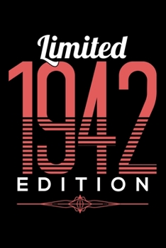 LIMITED 1942 EDITION: Dot Grid Journal, Diary, Notebook, 6x9 inches with 120 Pages.