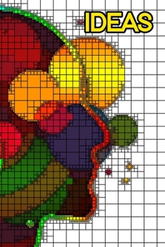 IDEAS Journal for innovators and thinkers: Blank mind maps and vision boards interspersed with grid and dotted journal paper