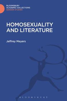 Hardcover Homosexuality and Literature: 1890-1930 Book