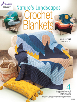 Paperback Nature's Landscapes Crochet Blankets Book