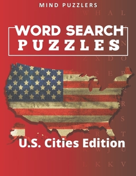 Paperback Word Search Puzzles: Search and Find Games for Adults-U.S. Cities Edition Book