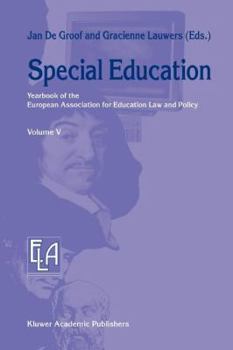 Special Education: Yearbook of the European Association for Education Law and Policy