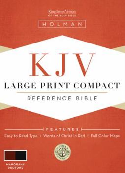 Imitation Leather Large Print Compact Bible-KJV [Large Print] Book
