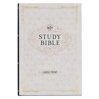Hardcover KJV Study Bible, Large Print King James Version Holy Bible, Black Hardcover Book