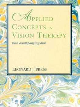 Hardcover Applied Concepts in Vision Therapy with Accompanying Disk Book