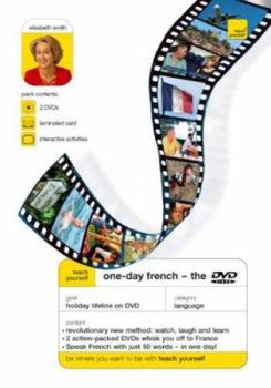 Hardcover One-Day French - The DVD Book