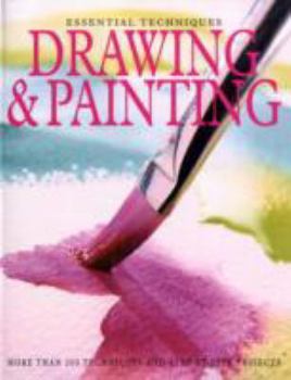 Paperback Essential Techniques Drawing and Painting Book