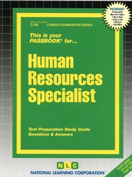 Paperback Human Resources Specialist Book