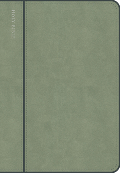 Imitation Leather CSB Personal Size Giant Print Bible, Optimal Type, Digital Study Edition, Sage Suedesoft Leathertouch Book