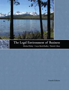Hardcover The Legal Environment of Business Book