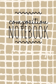 Paperback Composition Notebook: College Ruled 6" x 9" Lovely Writing Notes Journal, Office, Kids, School and college student. Book