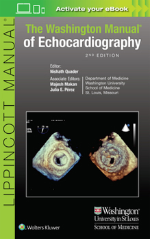 Paperback The Washington Manual of Echocardiography Book
