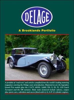 Paperback DELAGE: A Brooklands Portfolio Book