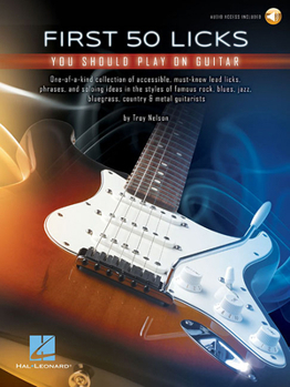 Paperback First 50 Licks You Should Play on Guitar Book