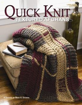 Hardcover Quick Knit Textured Afghans (Leisure Arts #4469) Book