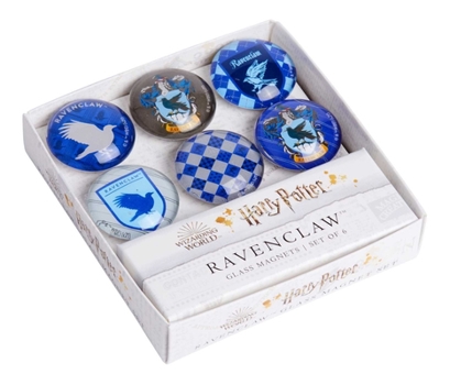 Paperback Harry Potter: Ravenclaw Glass Magnet Set (Set of 6) Book