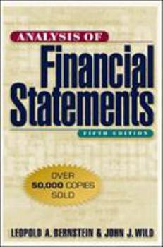 Hardcover Analysis of Financial Statements Book