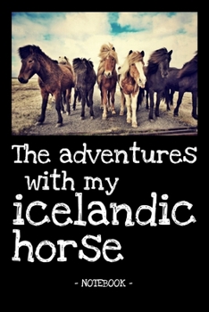 Paperback Die Erlebnisse mit meinem Isl?nder: notebook - horse - diary - animal - riding - book - draw - school - gift - lined + photo collage - 6 x 9 inch Book