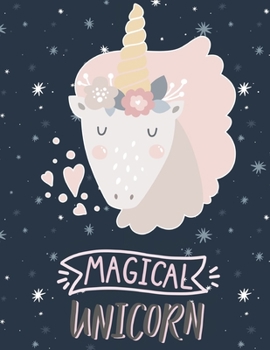 Magical Unicorn : Cute Unicorn Kawaii Sketchbook For Girls Kids With No Lines 8.5 x 11 inches: Sketchbook for a 8 9 10 11 12 13 14 year old girl boys ... journal and notebook christmas xmas gifts