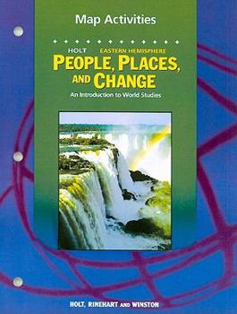 Paperback Holt Eastern Hemisphere People, Places, and Change Map Activities: An Introduction to World Studies Book