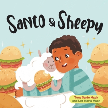 Paperback Santo & Sheepy [Large Print] Book